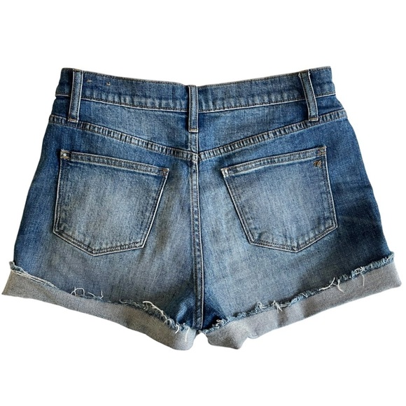 Madewell Women’s Sz 27 High Rise Cuffed Denim Shorts  Style #F7019 - Picture 8 of 8
